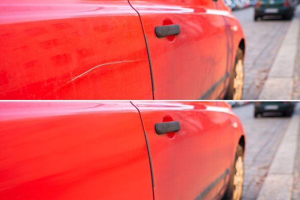 汽车刮痕修复前后图片下载