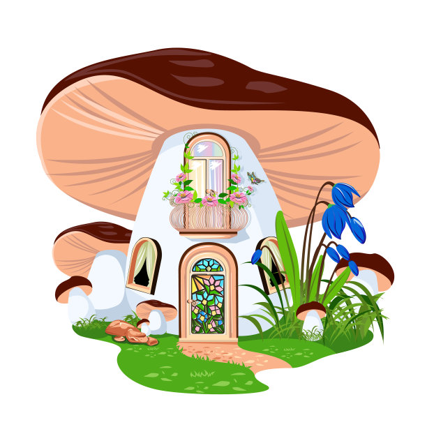 蘑菇的房子图片下载