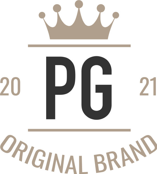 首字母pg王标志设计模板图片下载