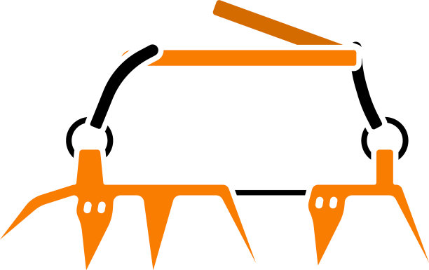 登山运动员铁钩图标图片下载