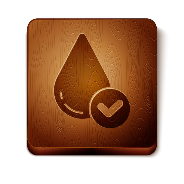 棕色水滴图标孤立在白色背景图片下载