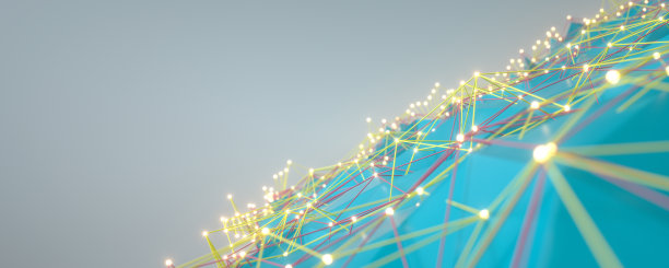 全球数字网状网络，区块链，大数据，未来技术背景图片下载