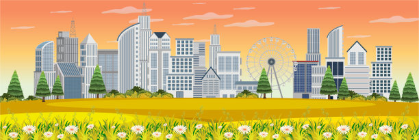 户外景观与城市景观从公园图片下载