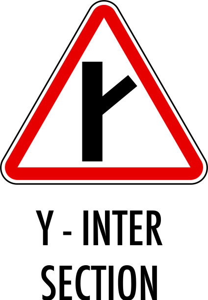 白色背景上的红色交通标志图片下载