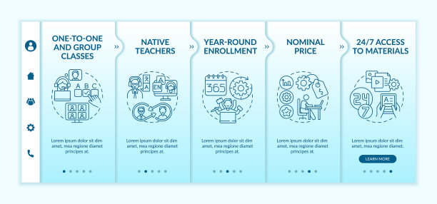 外语课程入职模板图片下载