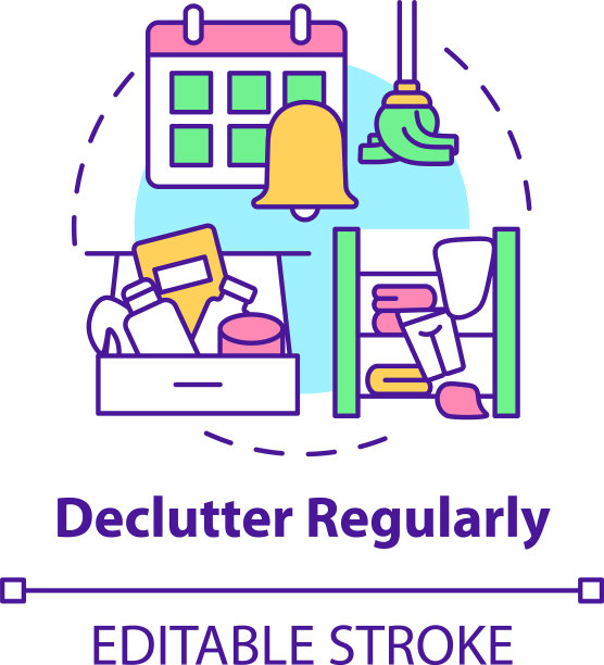 定期整理概念图标图片下载