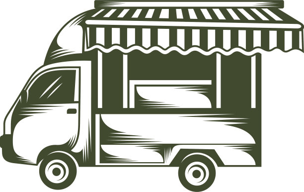 餐车设计创意餐车标志图片下载