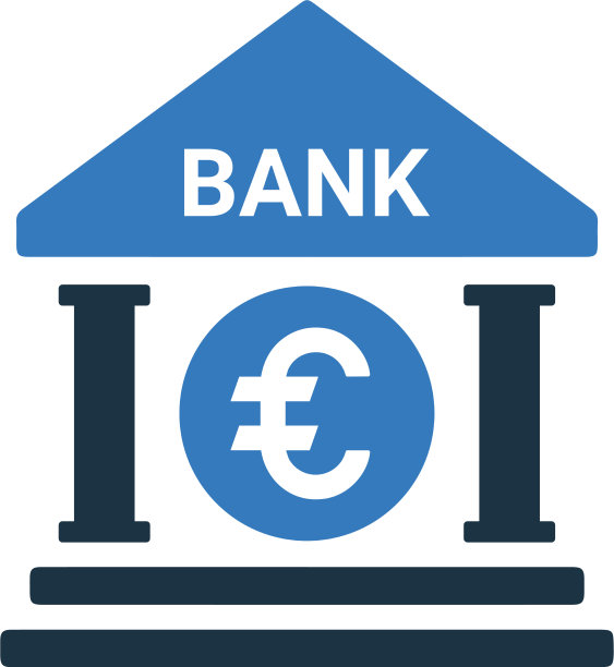 欧元建筑金融图标简单图形图片下载