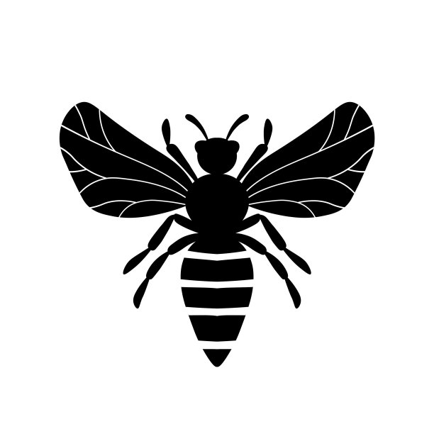 卡通可爱的蜜蜂吉祥物蜜蜂飞小黄蜂图片下载