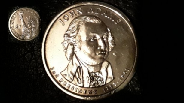 1美元硬币图片下载