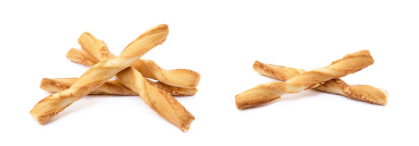 螺旋状的芝士面包棒图片下载