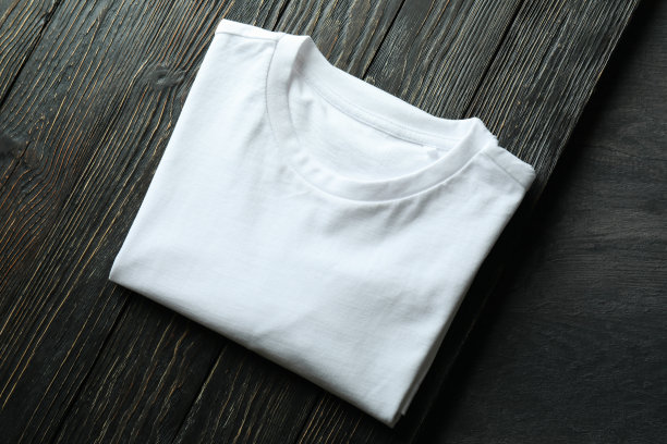 白色运动衫上的木制背景，文字空间图片下载