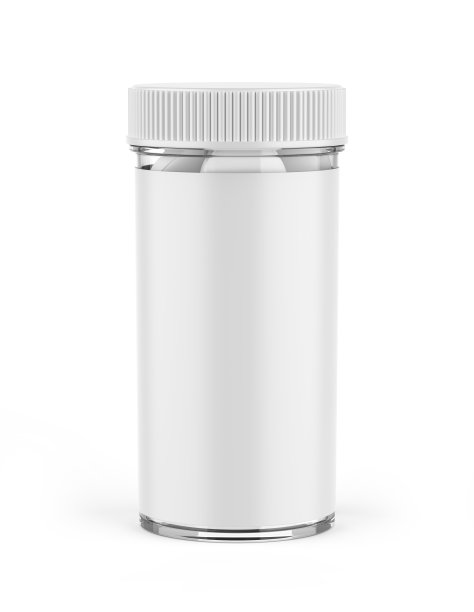 小药丸瓶管容器模型模板。图片下载