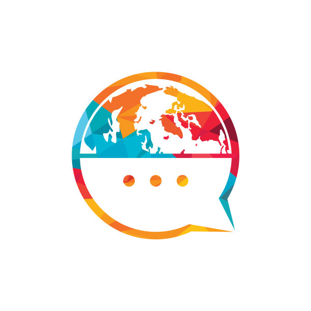 世界聊天标志设计图片下载