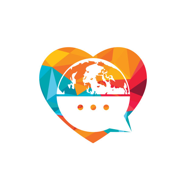 世界聊天标志设计图片下载