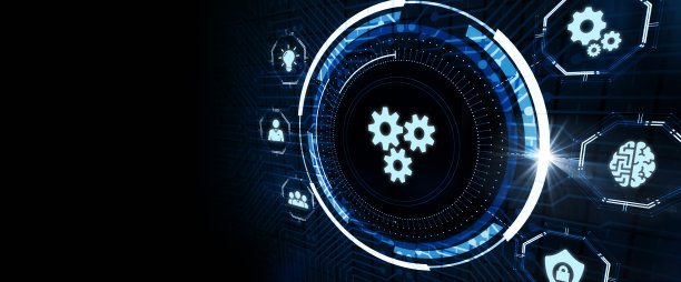 商业、技术、互联网和网络概念。自动化软件技术过程系统。图片下载