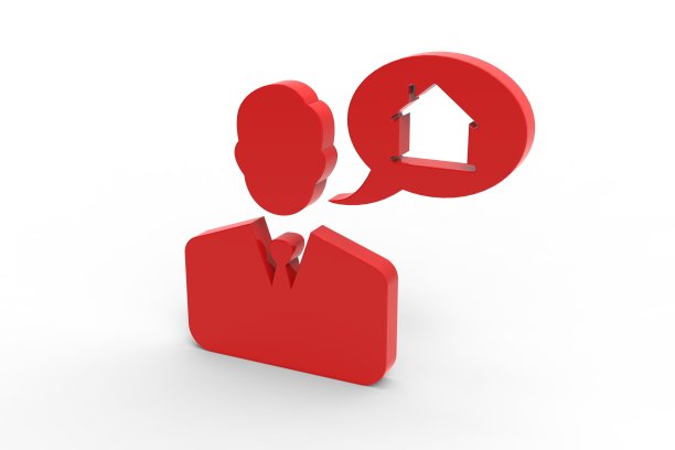 3d房地产经纪人聊天图标图片下载