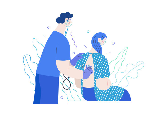 听诊-医疗保险说明素材图片