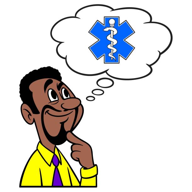 一个人在考虑健康保险图片下载