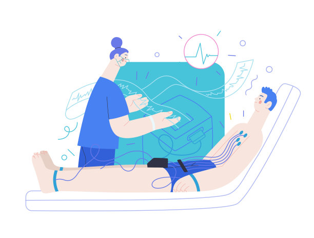 心电图。医学试验说明图片下载