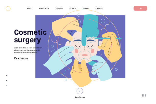 医疗保险模板-美容，整形，美容手术图片下载