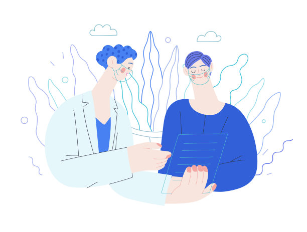 医生和病人-医疗保险说明图片下载