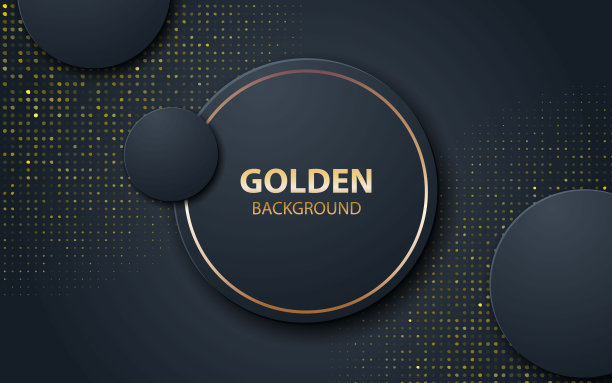 黑色抽象写实装饰。与闪亮的金色图片下载