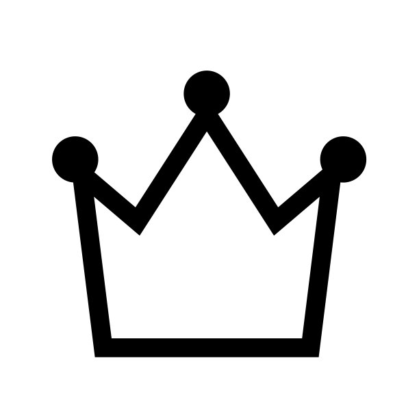 购物皇冠简约App和网站图标图片下载