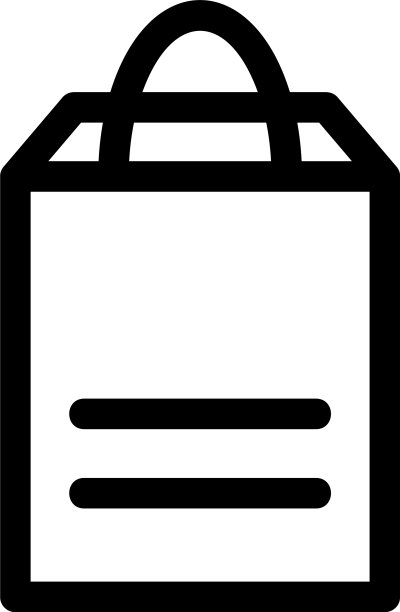 包图标或标志孤立标志符号图片下载