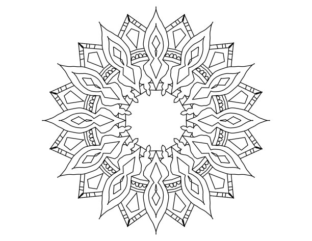 曼荼罗设计与形状和圆形图片下载