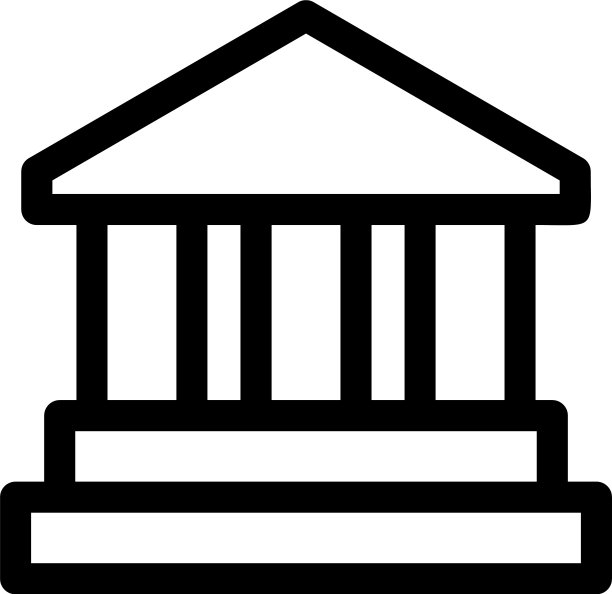 银行图标或标志孤立标志符号图片下载