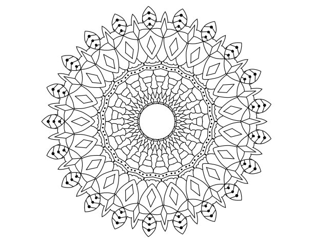 曼荼罗设计的瑜伽服图片下载