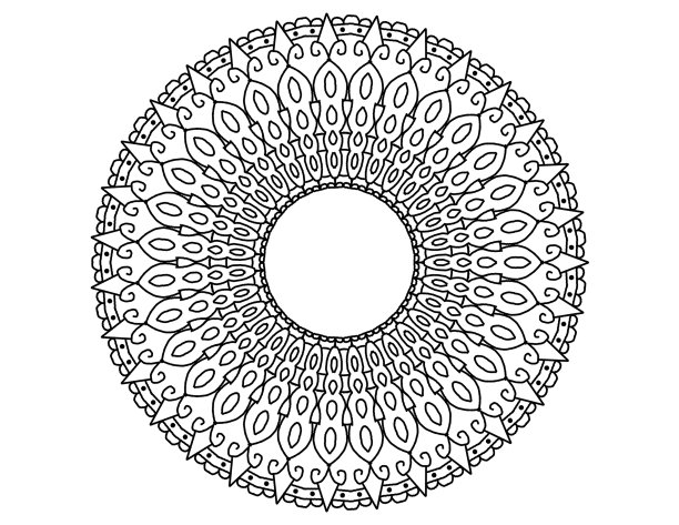 曼荼罗设计为兰栗设计图片下载