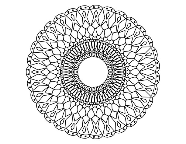 曼荼罗为皇家模板设计图片下载