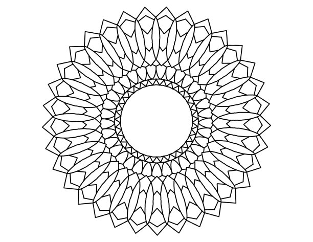 曼荼罗设计瑜伽社交媒体帖子图片下载