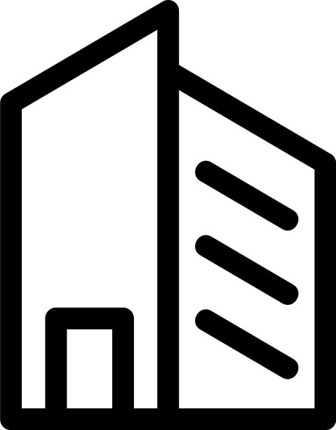 建筑物标志或标志孤立标志符号图片下载