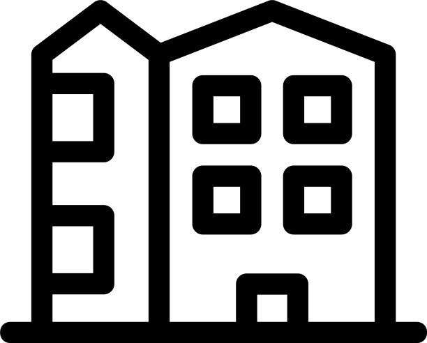 建筑物标志或标志孤立标志符号图片下载