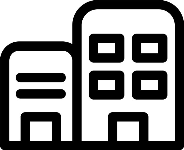 建筑物标志或标志孤立标志符号图片下载