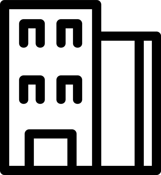 建筑物标志或标志孤立标志符号图片下载