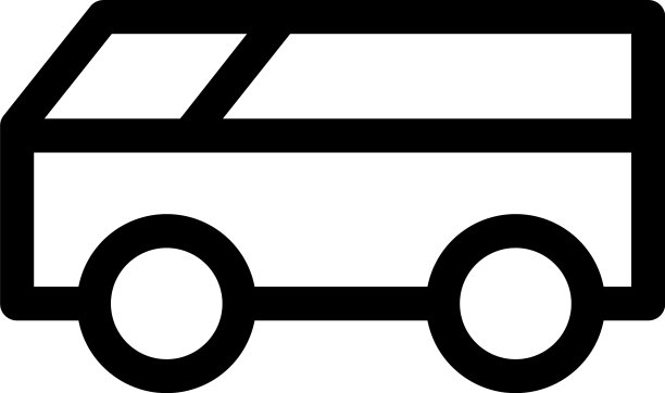 巴士标志或标志孤立标志符号图片下载