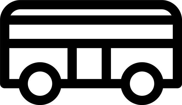 巴士标志或标志孤立标志符号图片下载