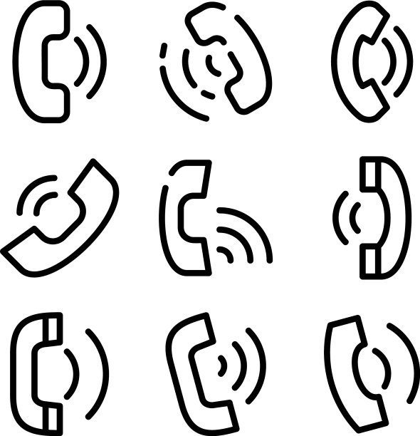 呼叫图标或logo独立符号图片下载