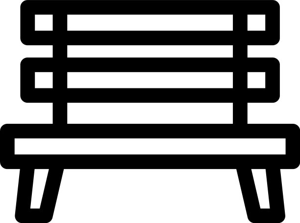 椅子图标或标志孤立标志符号图片下载