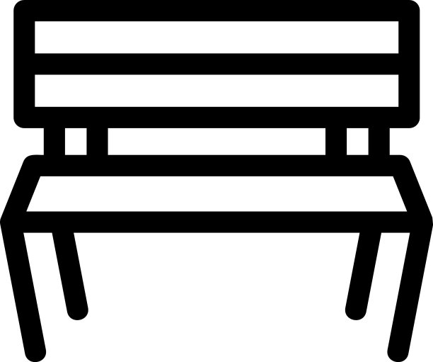 椅子图标或标志孤立标志符号图片下载