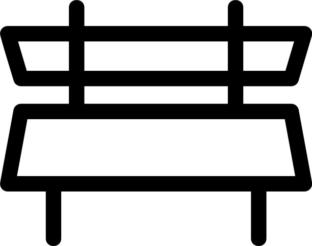 椅子图标或标志孤立标志符号图片下载