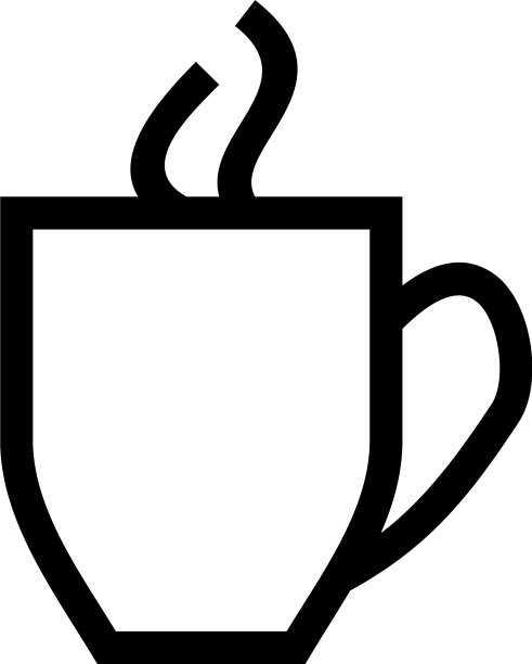 咖啡图标或标志孤立标志符号图片下载