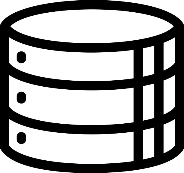 数据库图标或logo孤立标志符号图片下载