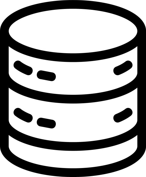 数据库图标或logo孤立标志符号图片下载