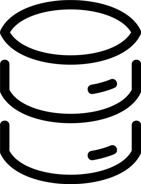 数据库图标或logo孤立标志符号图片下载