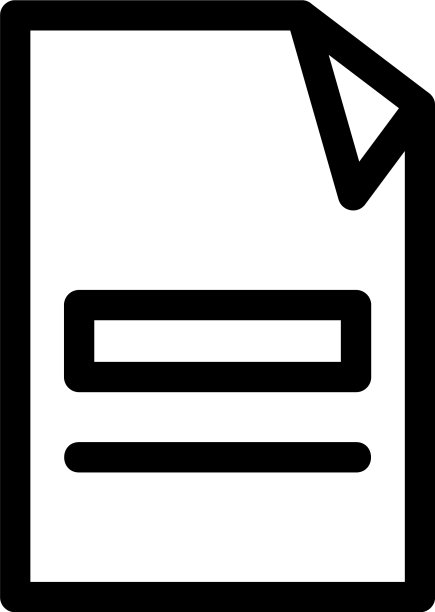 文档图标或徽标隔离符号图片下载